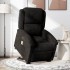 Sillón de masaje reclinable elevable terciopelo
