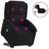 Sillón de masaje reclinable elevable terciopelo
