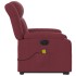 Sillón de masaje elevable eléctrico tela rojo