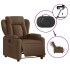 Sillón reclinable eléctrico de tela