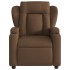 Sillón reclinable eléctrico de tela