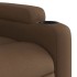 Sillón reclinable eléctrico de tela