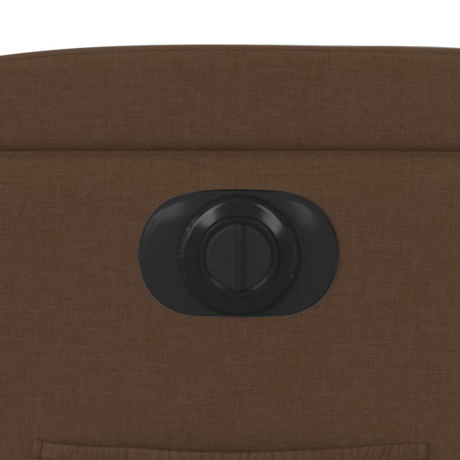 Sillón reclinable eléctrico de tela