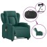 Sillón reclinable de masaje eléctrico tela verde