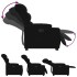Sillón reclinable elevable tela