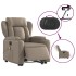 Sillón reclinable de masaje eléctrico cuero sintético