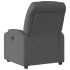 Sillón reclinable eléctrico de tela gris