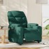 Sillón reclinable eléctrico tela verde