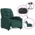 Sillón reclinable eléctrico tela verde