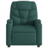 Sillón reclinable eléctrico tela verde
