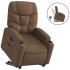Sillón reclinable elevable de tela
