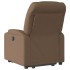 Sillón reclinable elevable de tela