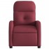 Sillón reclinable eléctrico tela rojo