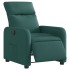 Sillón reclinable eléctrico tela verde