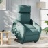 Sillón eléctrico reclinable elevable de tela verde