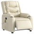 Sillón de masaje reclinable eléctrico cuero sintético