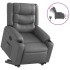 Sillón reclinable elevable eléctrico de cuero sintético