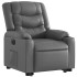 Sillón reclinable elevable eléctrico de cuero sintético