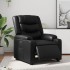 Sillón reclinable eléctrico de cuero sintético