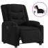 Sillón reclinable eléctrico de tela