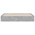 Cama con cajones madera ingeniería gris hormigón 200x200