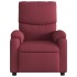 Sillón reclinable eléctrico tela rojo