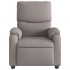Sillón reclinable eléctrico tela gris