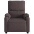 Sillón reclinable de masaje eléctrico tela marrón