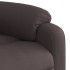 Sillón reclinable elevable tela marrón