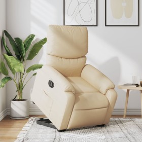 Sillón eléctrico reclinable elevable de tela color