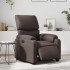 Sillón reclinable eléctrico de cuero sintético