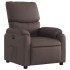 Sillón reclinable eléctrico de cuero sintético