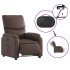 Sillón reclinable eléctrico de cuero sintético
