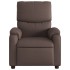 Sillón reclinable eléctrico de cuero sintético