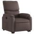 Sillón reclinable elevable cuero sintético