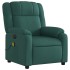 Sillón reclinable de masaje eléctrico tela verde