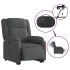 Sillón eléctrico reclinable elevable de tela gris