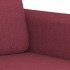 Sillón de tela rojo tinto 60