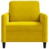 Sillón de terciopelo amarillo 60