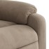 Sillón reclinable tela de microfibra gris