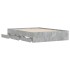 Cama con cajones madera ingeniería gris hormigón 120x200
