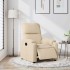 Sillón reclinable eléctrico tela de microfibra color