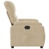 Sillón reclinable eléctrico tela de microfibra color