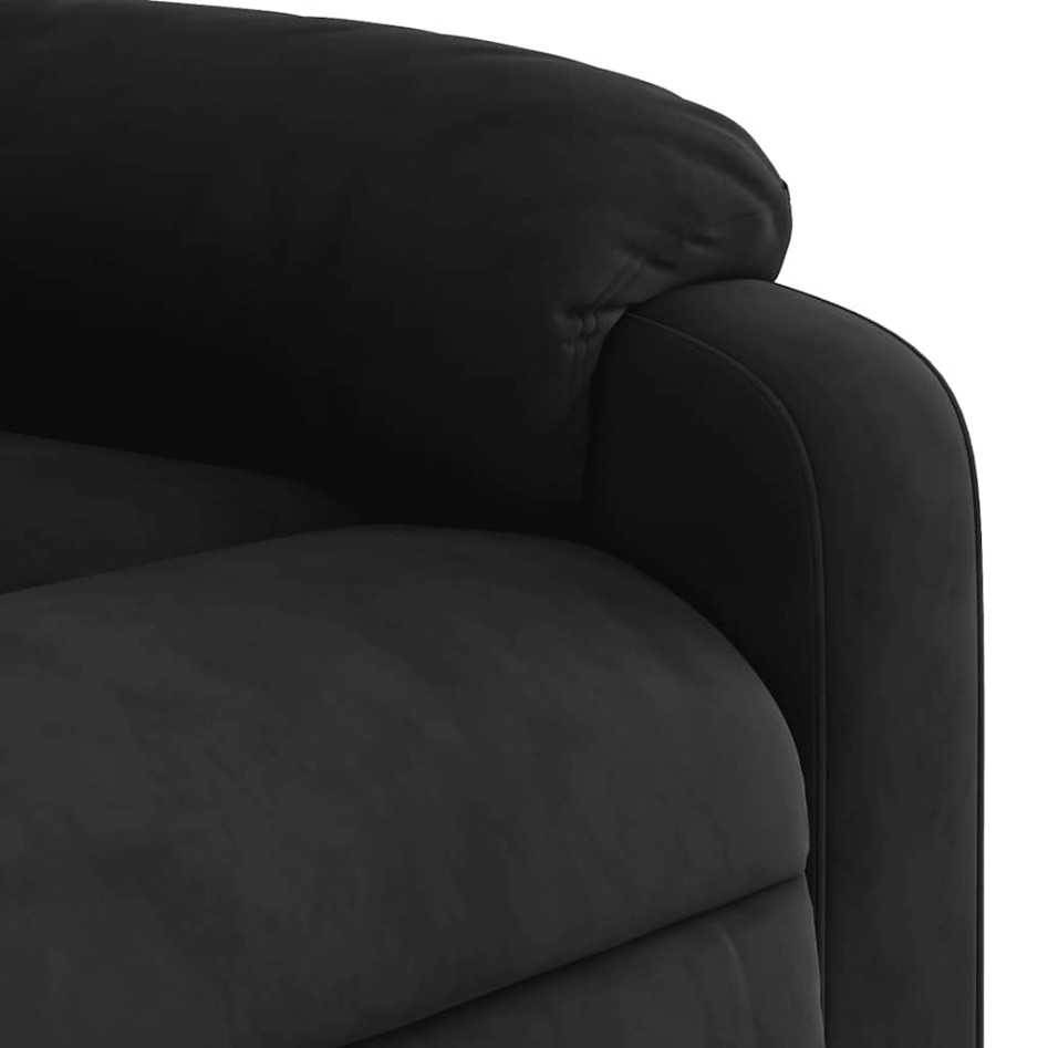 Sillón reclinable de masaje eléctrico tela de microfibra