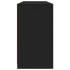 Aparador con luces LED negro 142,5x37x67
