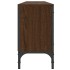 Mueble de TV cajón madera ingeniería roble marrón 200x25x44