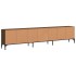 Mueble de TV cajón madera ingeniería roble marrón 200x25x44