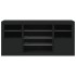 Aparador con luces LED negro 142,5x37x67