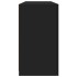Aparador con luces LED negro 142,5x37x67