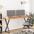 Tablero de escritorio rectangular madera acacia 140x50x2,5